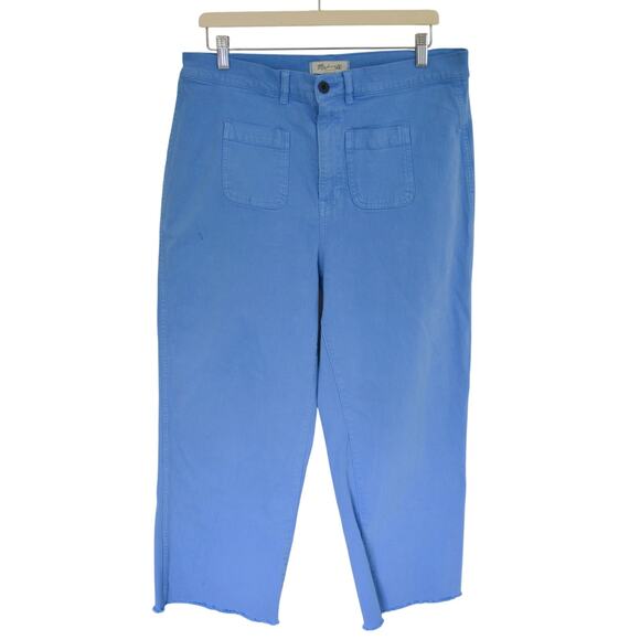 Madewell Pants - Madewell Emmet Wide Leg Pants Blue Size 32